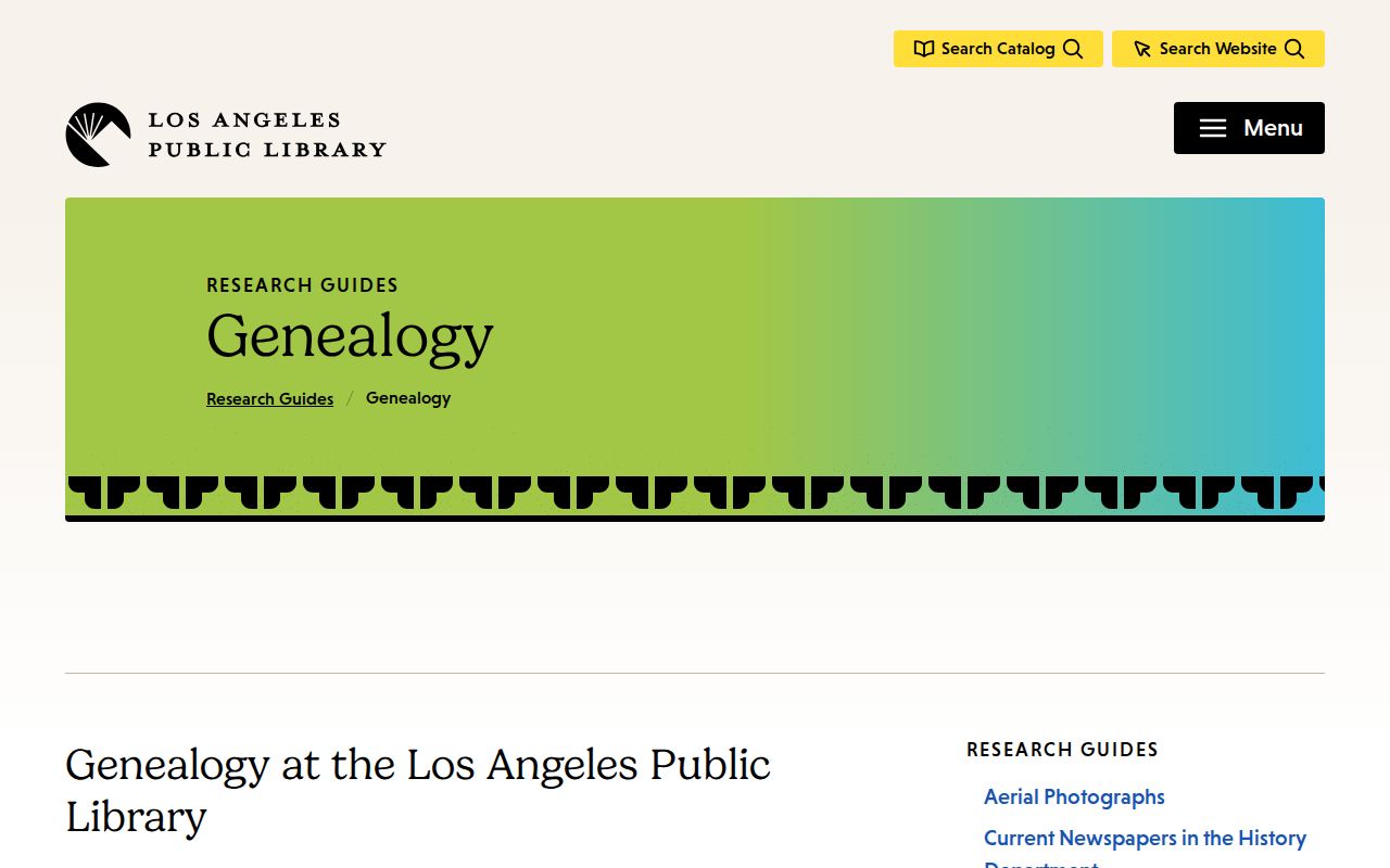 West Hollywood city directory, LAPL genealogy guide